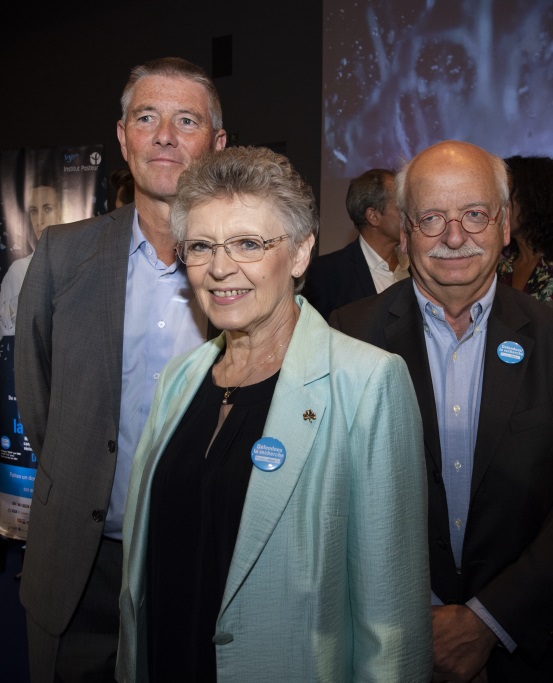 Stewart Cole - Françoise Barré Sinoussi - Erik Orsenna - Institut Pasteur Stewart Cole - Françoise Barré Sinoussi - Erik Orsenna - Institut Pasteur