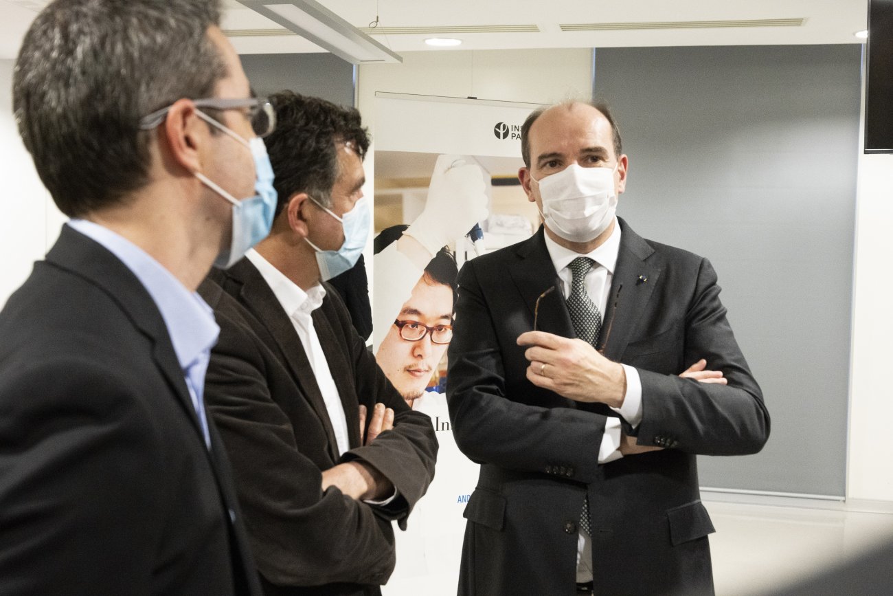 Visite Jean Castex 2022 - Institut Pasteur Visite Jean Castex 2022 - Institut Pasteur