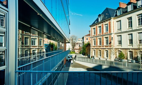 Photo illustrative du campus parisien